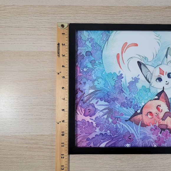 Floral Frolic Book + Water Color Framed Poster Print 1st Edition Soft Cover - Picture 12 of 12